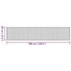 vidaXL Matto suorakaide luonnollinen 60x300 cm bambu