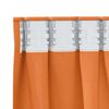 vidaXL Piment&auml;v&auml; verho renkailla 2 pcs Oranssi 175 x 140 cm Polyesteri