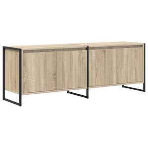 vidaXL TV-kaappi Sonoma 140 x 36 x 49.5 cm Tekninen puu