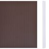 vidaXL Puutarhan yksityisyyden suojat 4 kpl PVC 35x0,19 m ruskea