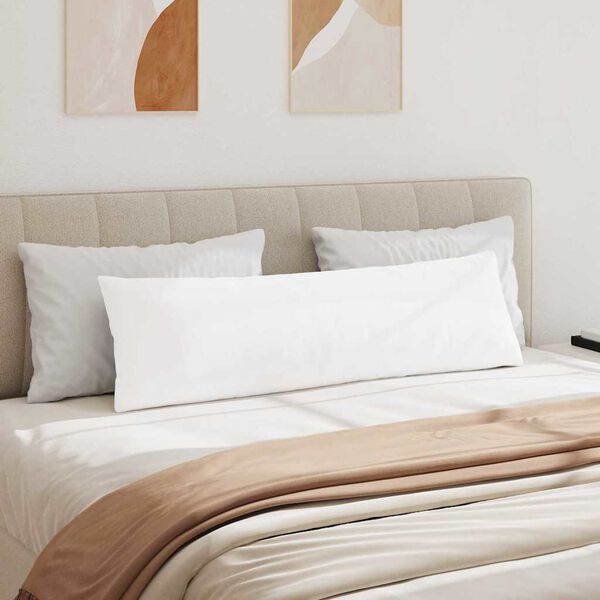 vidaXL Sohvatyynyt 2 pcs Valkoinen 145 x 40 cm kangas