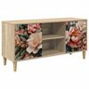 vidaXL TV-kaappi BORNE 102 x 33 x 50 cm Sonoma Tekninen puu