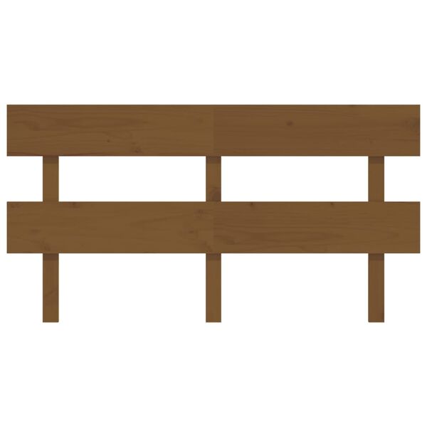 vidaXL S&auml;ngynp&auml;&auml;ty hunajanruskea 164x3x81 cm t&auml;ysi m&auml;nty