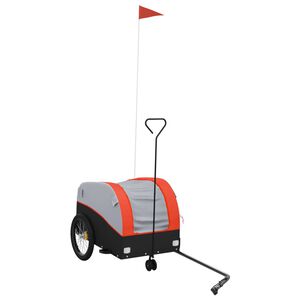 vidaXL Polkupy&ouml;r&auml;n per&auml;k&auml;rry musta ja oranssi 30 kg rauta