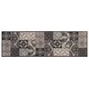 vidaXL Keitti&ouml;matto musta mosaiikki 150 x 45 cm 100% polyamidi