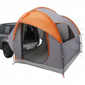 vidaXL Auto Teltta katolla Harmaa ja oranssi 239 x 210 x 210 cm
