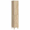vidaXL Kaappisarja 2 kpl 33 x 34,5 x 90 cm Tekninen puu Sonoma-tammi