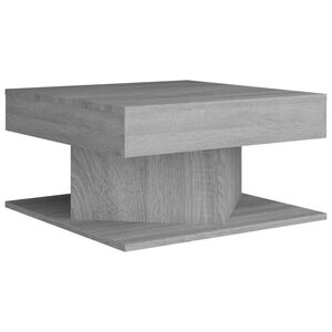 vidaXL Sohvap&ouml;yt&auml; harmaa Sonoma 57x57x30 cm tekninen puu