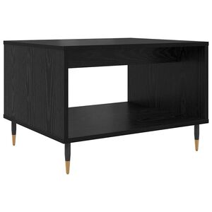 vidaXL Sohvap&ouml;yt&auml; Musta tammi 60 x 50 x 40 cm Tekninen puu