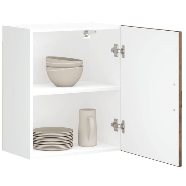 vidaXL Keitti&ouml;n sein&auml;kaappi Lucca savutammi tekninen puu