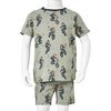 Lasten lyhythihainen pyjama vaalea khaki 104