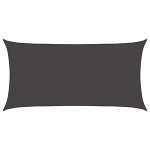 vidaXL Aurinkovarjolaudat Antrasiitti 2 x 6 m HDPE
