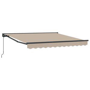 vidaXL Aurinkovarjon runko Beige 300 x 250 cm
