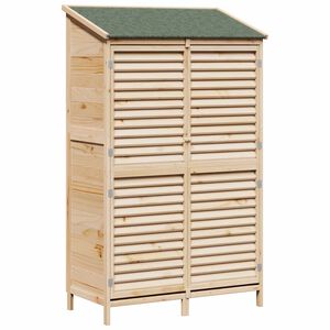 vidaXL Puutarhasuoja katolla Luonnollinen 106 x 56 x 176,5 cm
