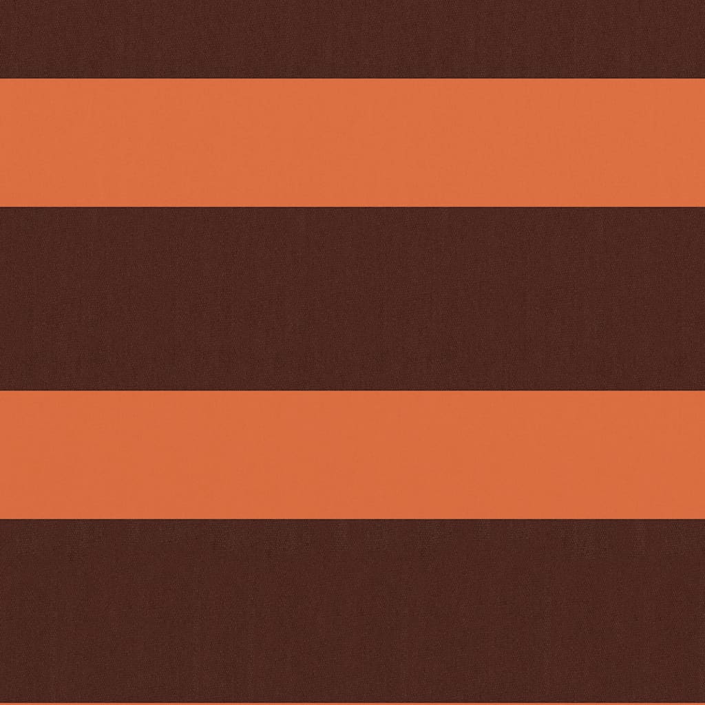 vidaXL Parvekkeen suoja oranssi ja ruskea 75x500 cm Oxford kangas