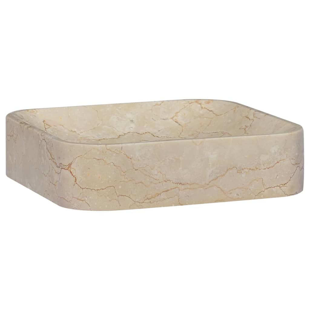 vidaXL Pesuallas kerma 40x40x10 cm marmori