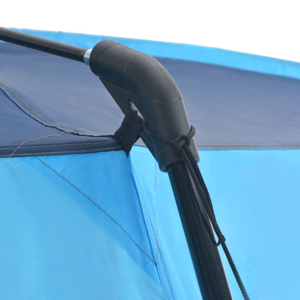 vidaXL Uima-altaan teltta kangas 590x520x250 cm sininen