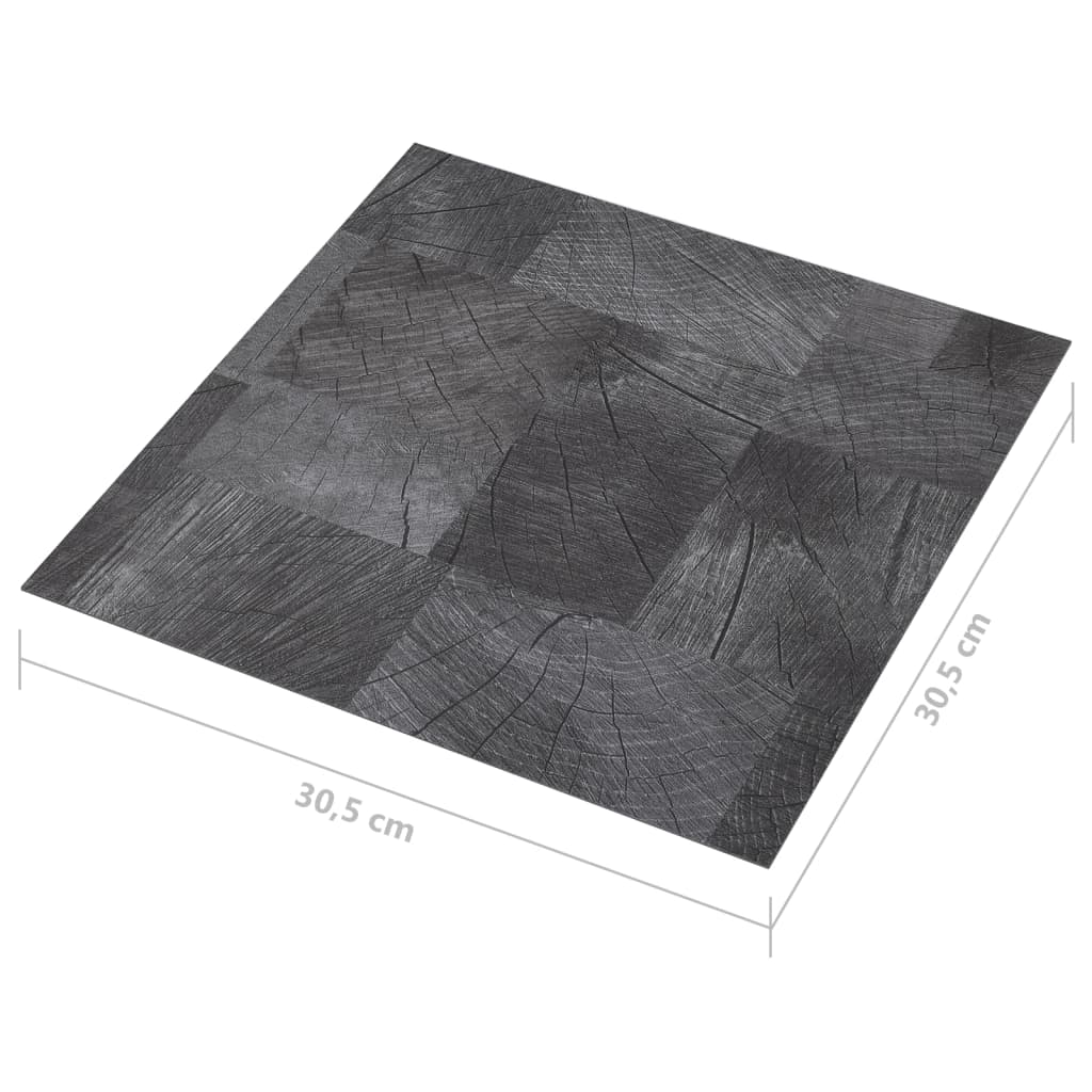 vidaXL Itsekiinnittyvä lattialankku 20 kpl PVC 1,86 m² puukuvio
