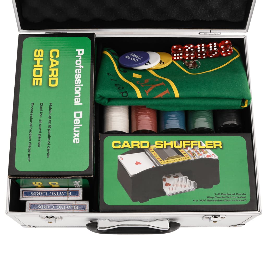 vidaXL Pokeri pelimerkkisarja 300 kpl 4 g