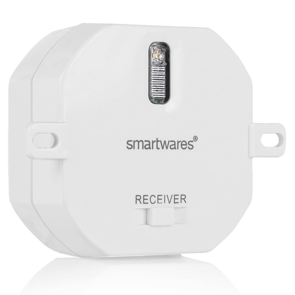 Smartwares Valokatkaisinsarja makuuhuoneeseen 8x8x1,7 cm valkoinen