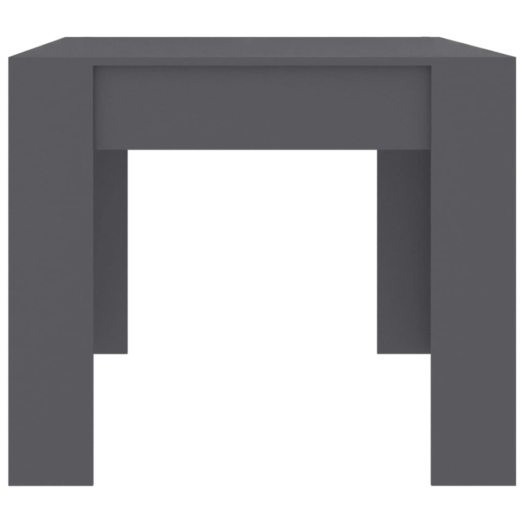 vidaXL Ruokapöytä harmaa 180x90x76 cm lastulevy