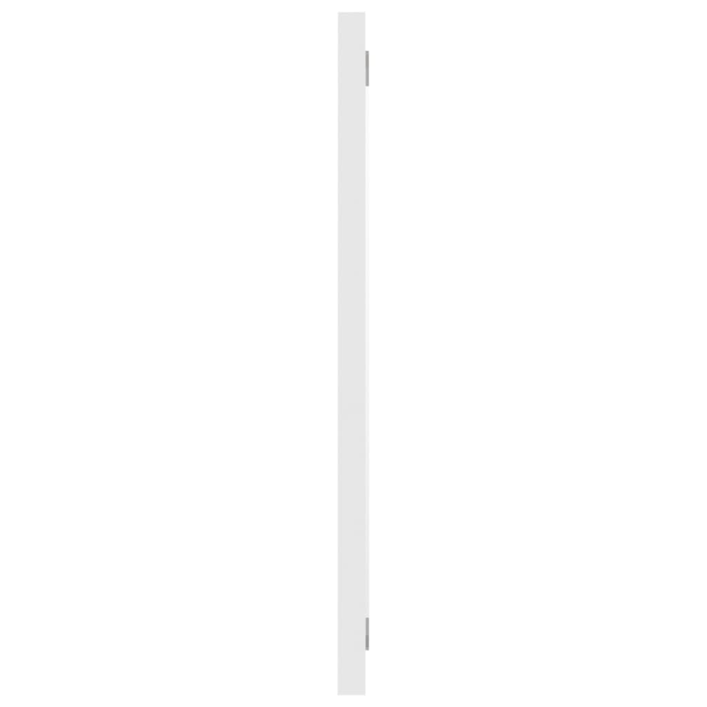 vidaXL Kylpyhuonepeili valkoinen 60x1,5x37 cm lastulevy