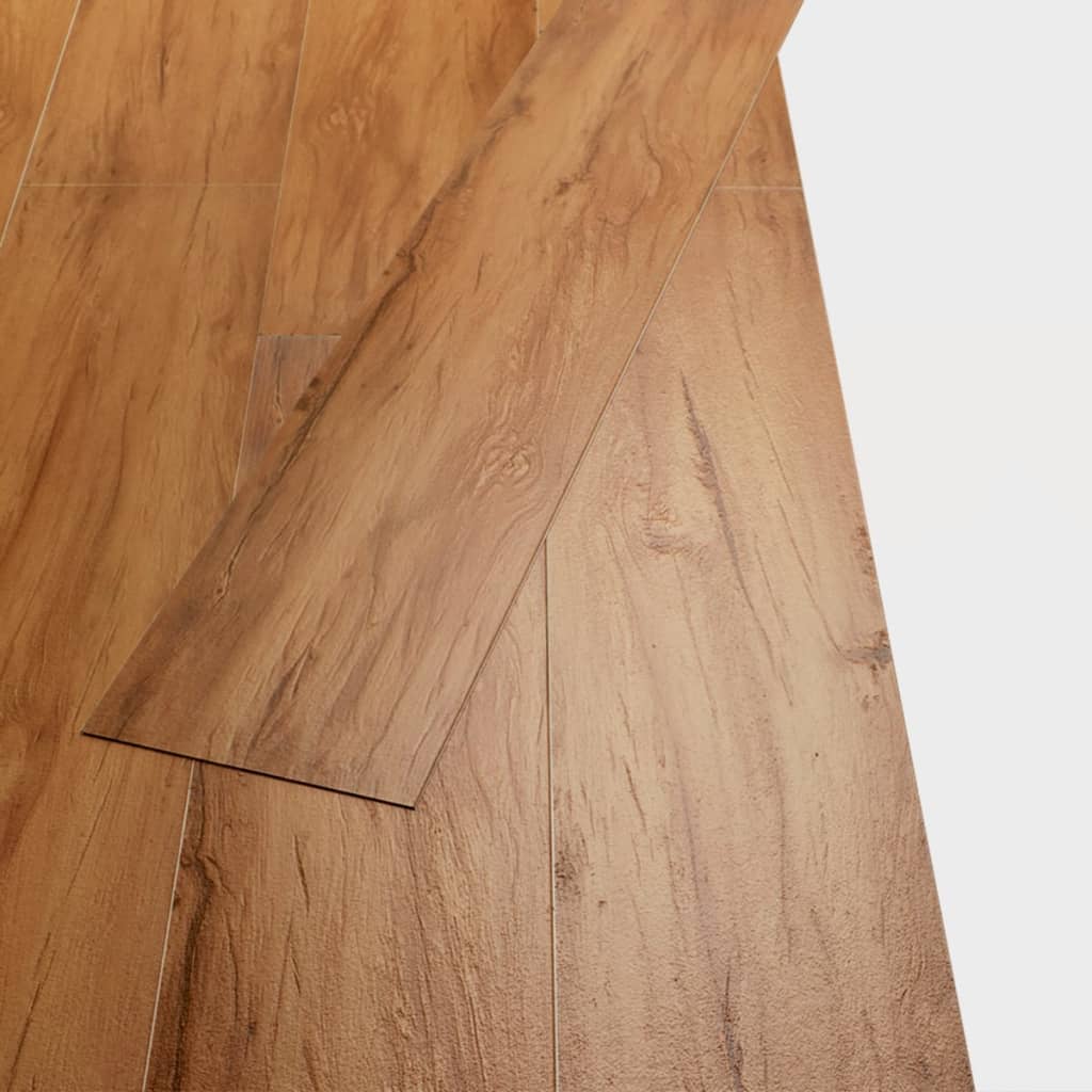 vidaXL PVC-lattialankut ei-itsekiinnittyvä 4,46 m² 3 mm jalava