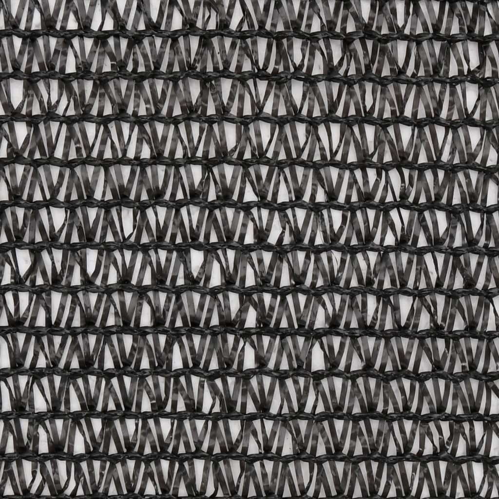vidaXL Näkösuoja HDPE 1x10 m musta