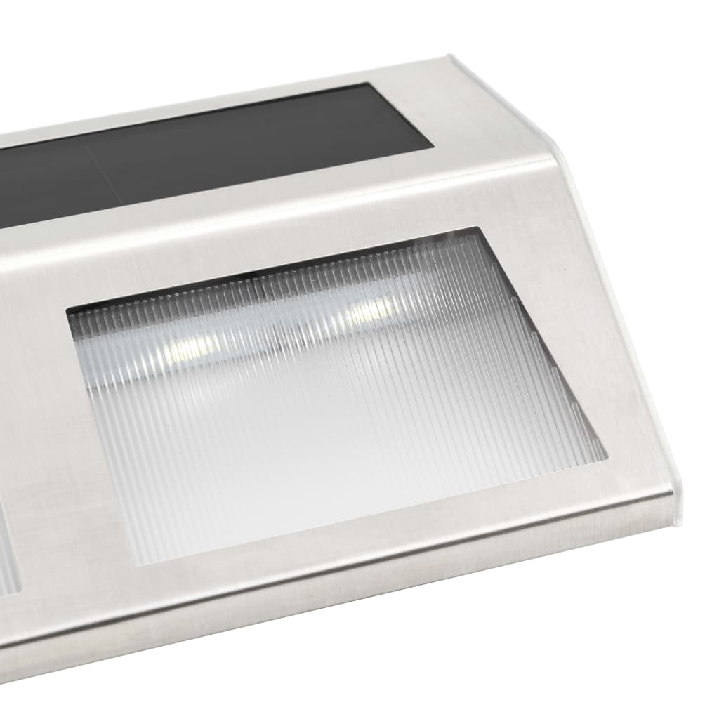 vidaXL Aurinkokennovalaisin 4 kpl LED-valot lämmin valkoinen
