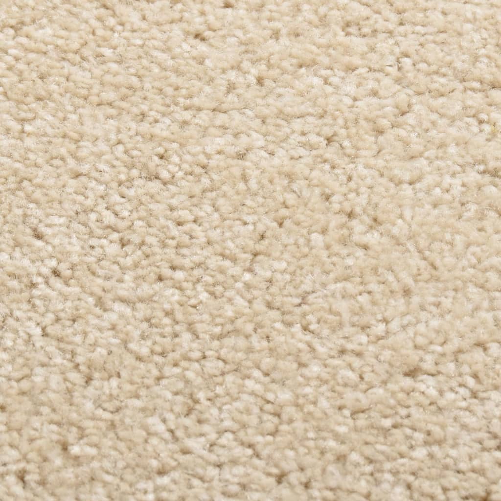 vidaXL Lyhytnukkainen matto 140x200 cm beige