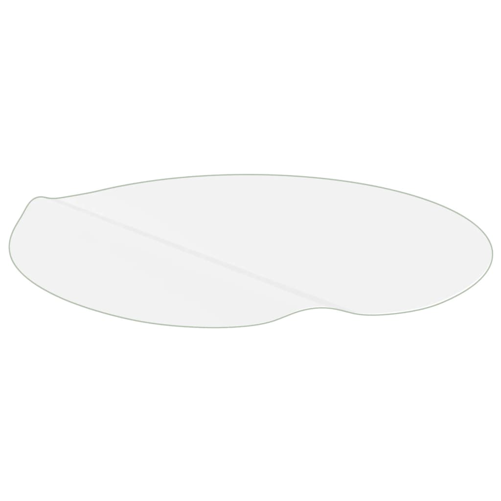 vidaXL Pöytäsuoja läpinäkyvä Ø 110 cm 2 mm PVC