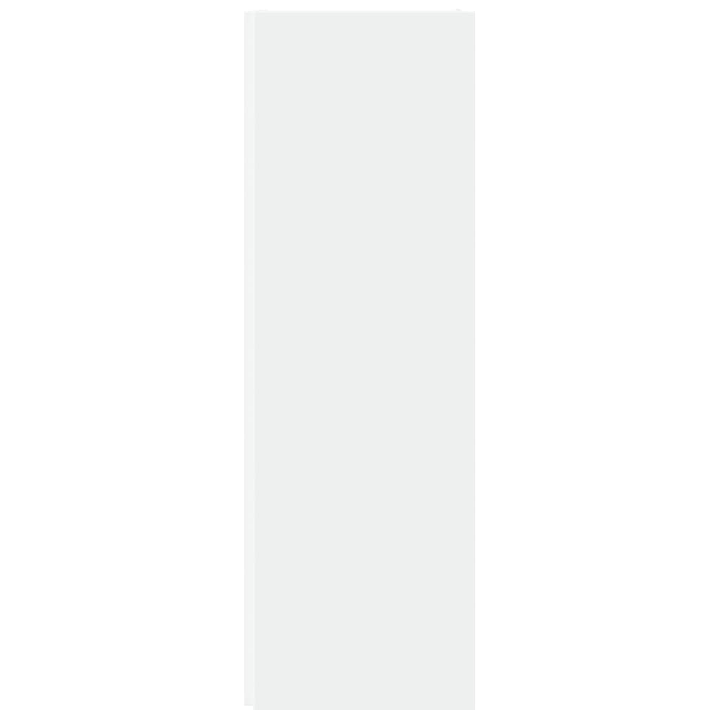 vidaXL Kulmakaappi valkoinen 33x33x100 cm lastulevy