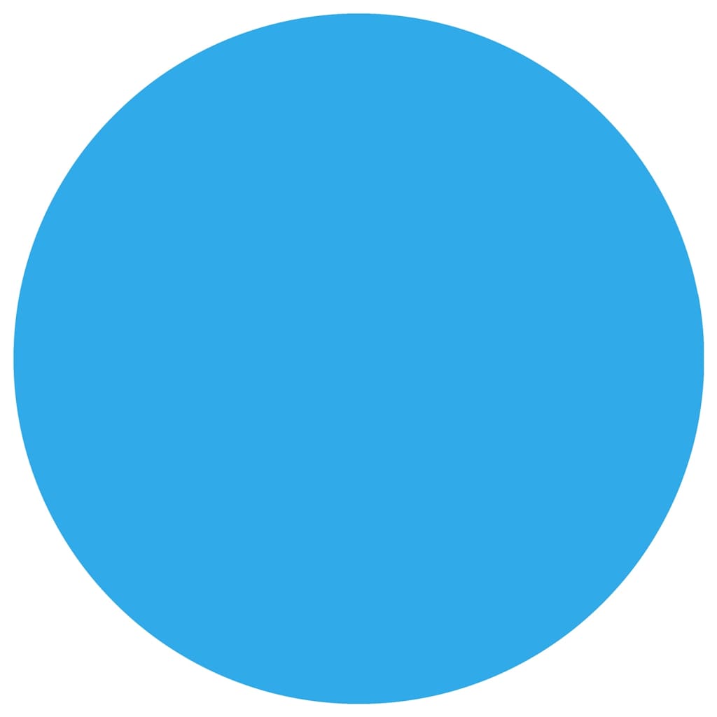 Pyöreä Uima-altaan Suoja 488 cm PE Sininen