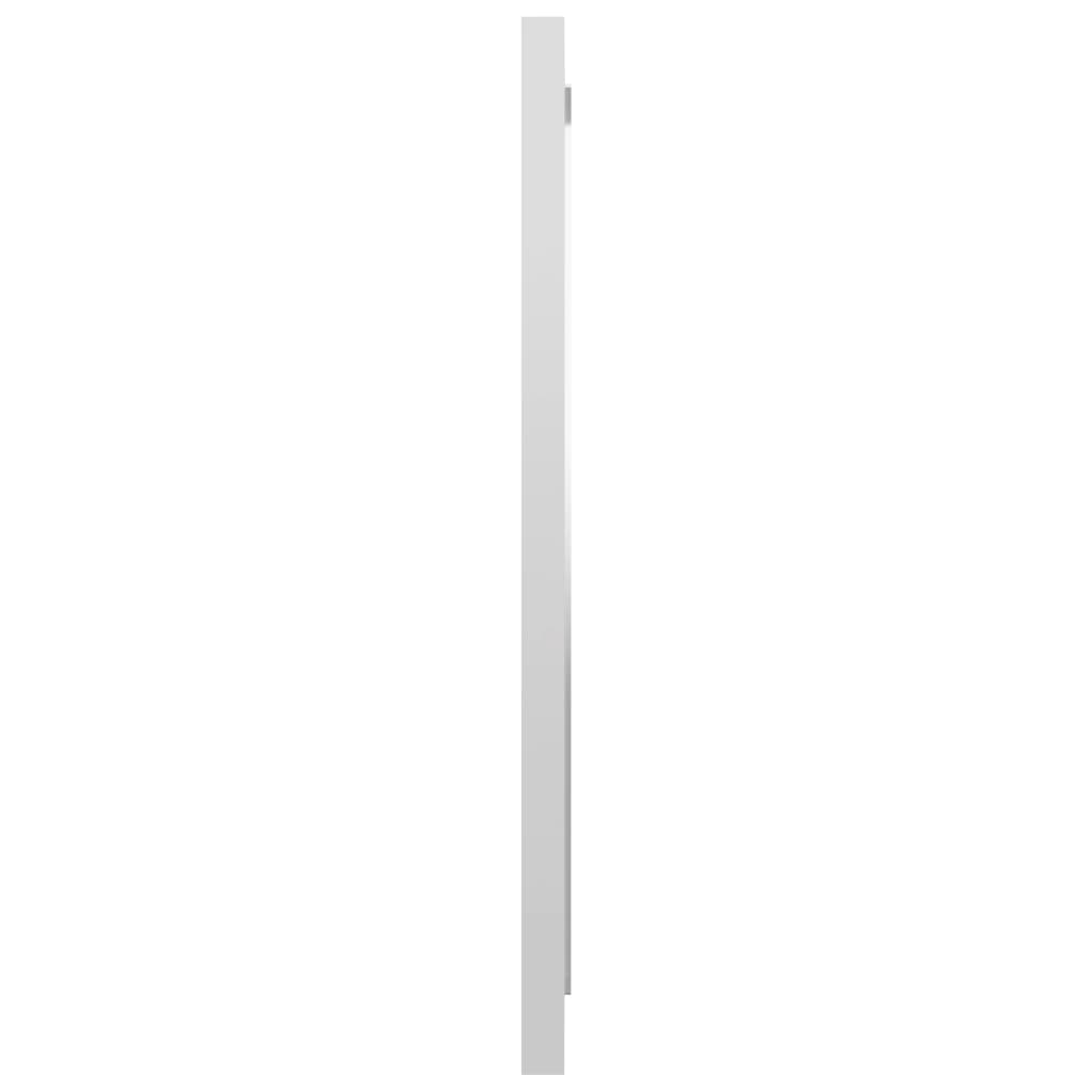 vidaXL Kylpyhuonepeili korkeakiilto valkoinen 40x1,5x37 cm lastulevy