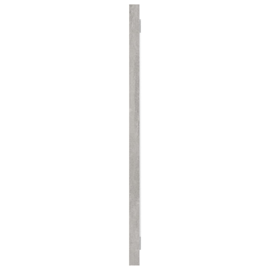 vidaXL Kylpyhuonepeili betoninharmaa 100x1,5x37 cm lastulevy