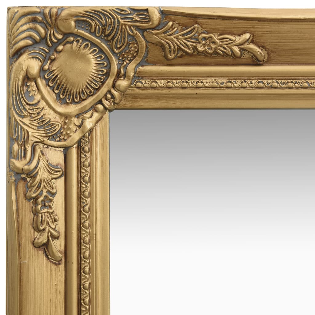 vidaXL Seinäpeili barokkityylinen 40x40 cm kulta