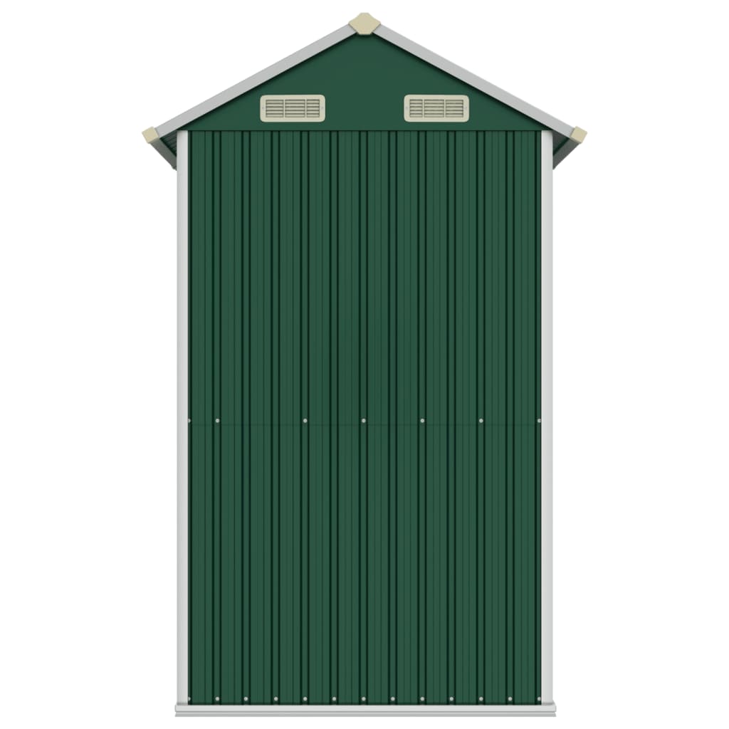 vidaXL Puutarhavaja vihreä 192x152,5x237 cm galvanoitu teräs