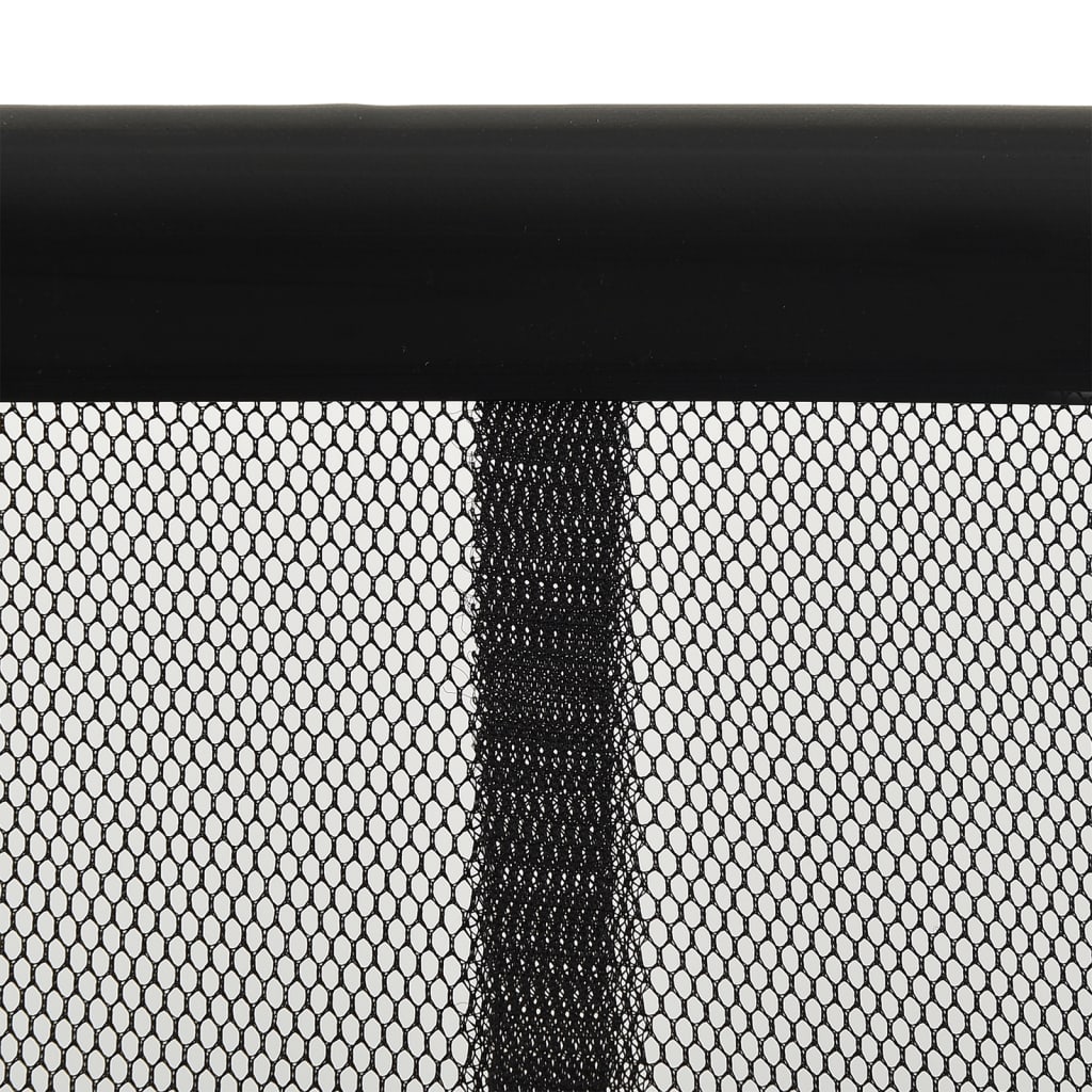 vidaXL Hyönteisverkko oveen musta 100x220 cm polyesteri