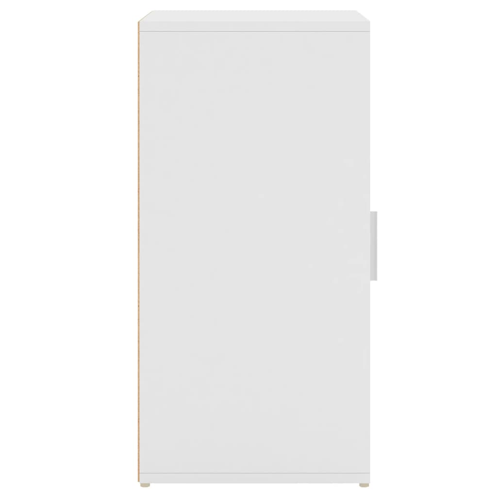 vidaXL Kenkäkaappi valkoinen 32x35x70 cm lastulevy