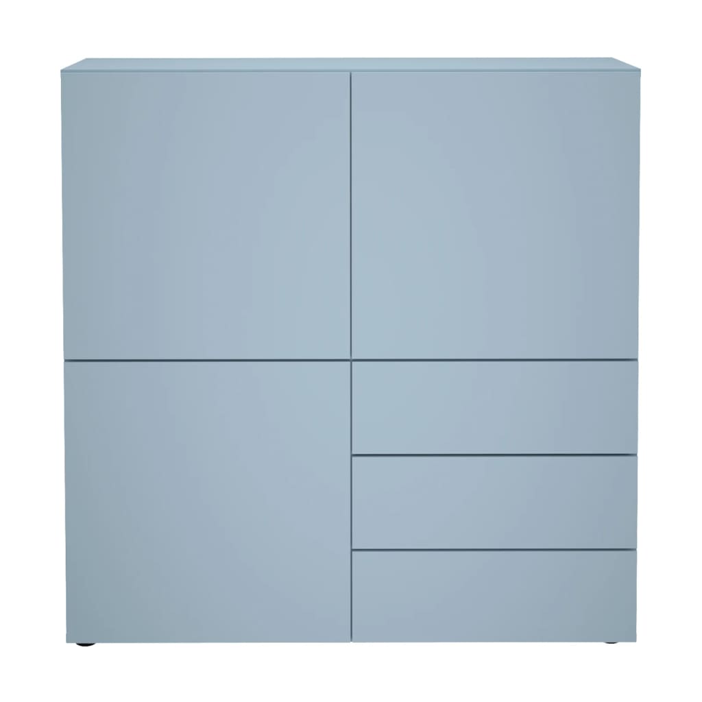 FMD Kaappi 3 laatikkoa ja ovea 99x31,5x101,2 cm sininen
