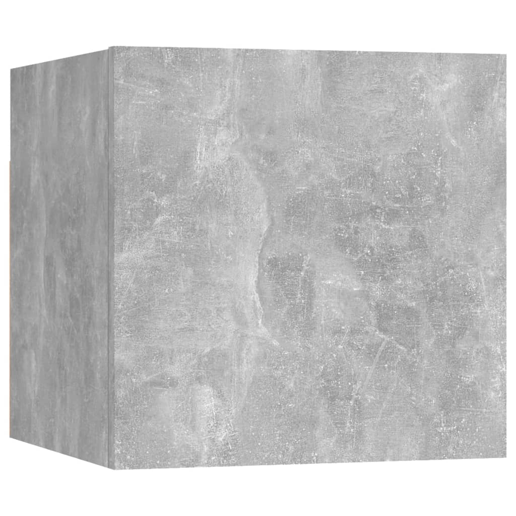 vidaXL Yöpöytä betoninharmaa 30,5x30x30 cm lastulevy