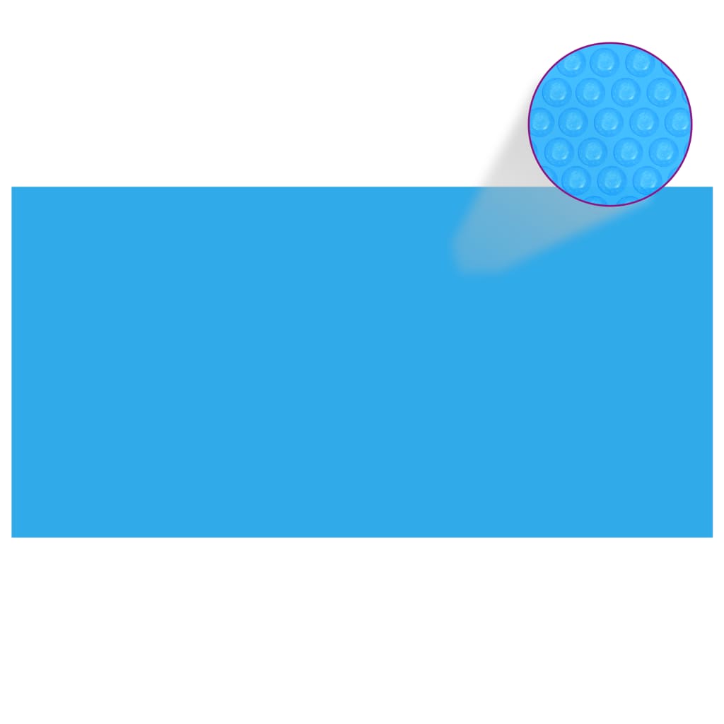 vidaXL Uima-altaan suoja suorakulmainen 1200x600 cm PE sininen