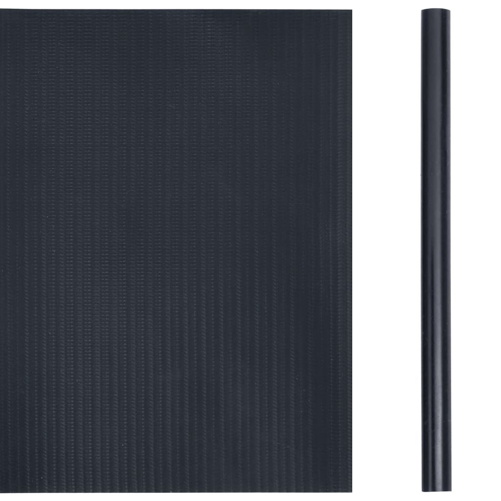 vidaXL Puutarhan yksityisyyden suoja PVC 35x0,19 m matta tummanharmaa