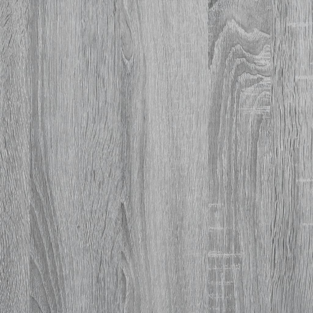 vidaXL Keittiövaunu harmaa Sonoma 102x50x95 cm tekninen puu