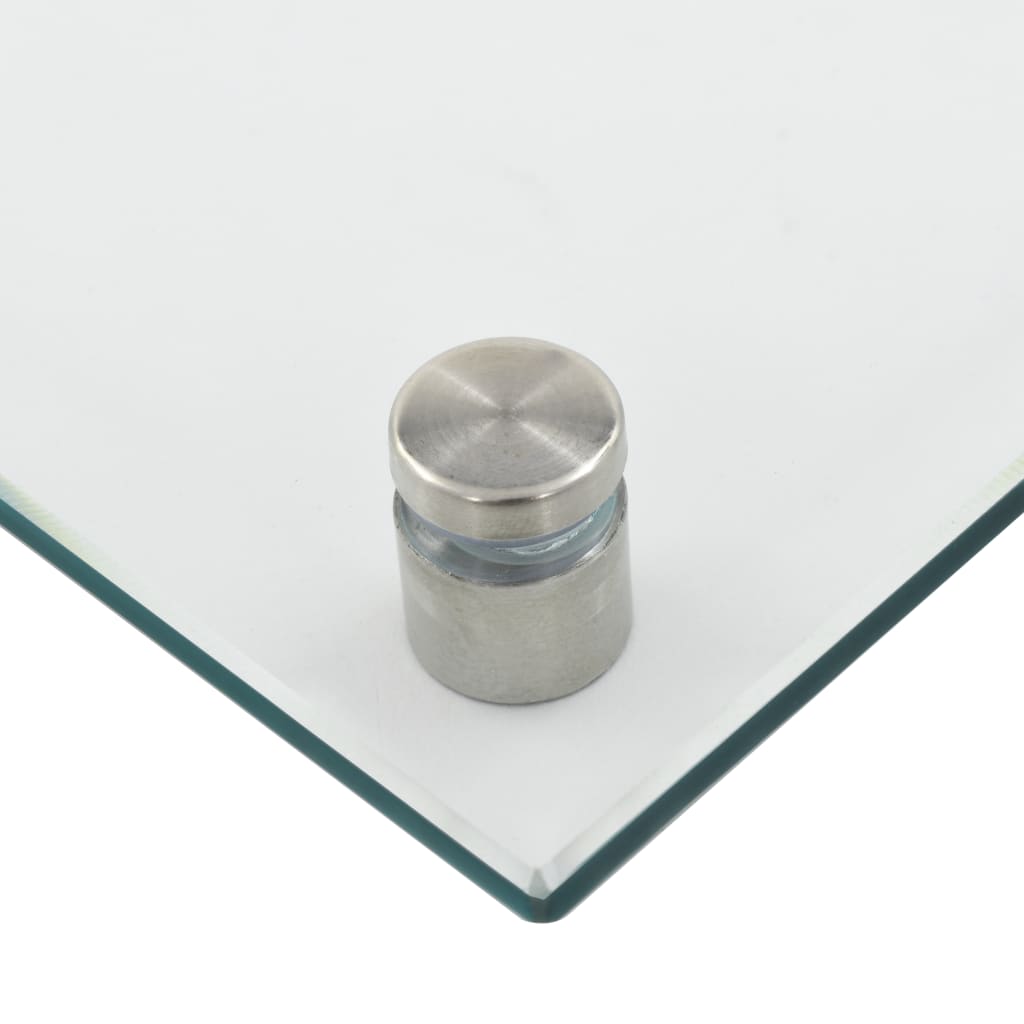 vidaXL Keittiön roiskesuoja läpinäkyvä 100x50 cm karkaistu lasi