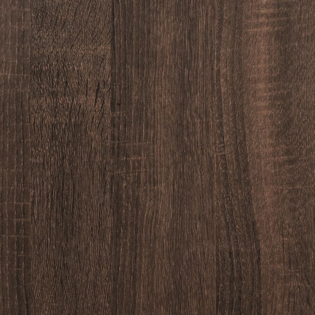 vidaXL Sängynrunko laatikoilla ruskea tammi 90x190 cm tekninen puu