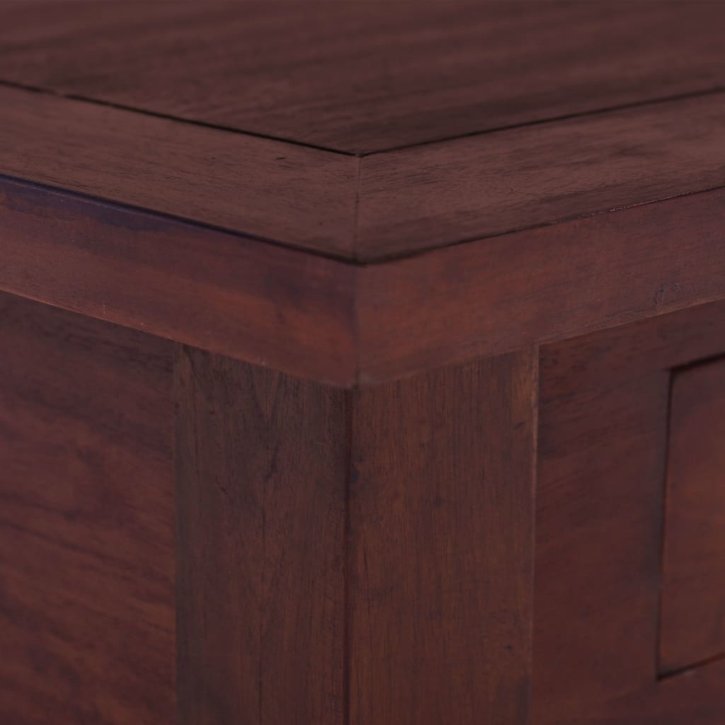 vidaXL Sohvapöytä klassinen ruskea 68x68x30 cm täysi mahonki