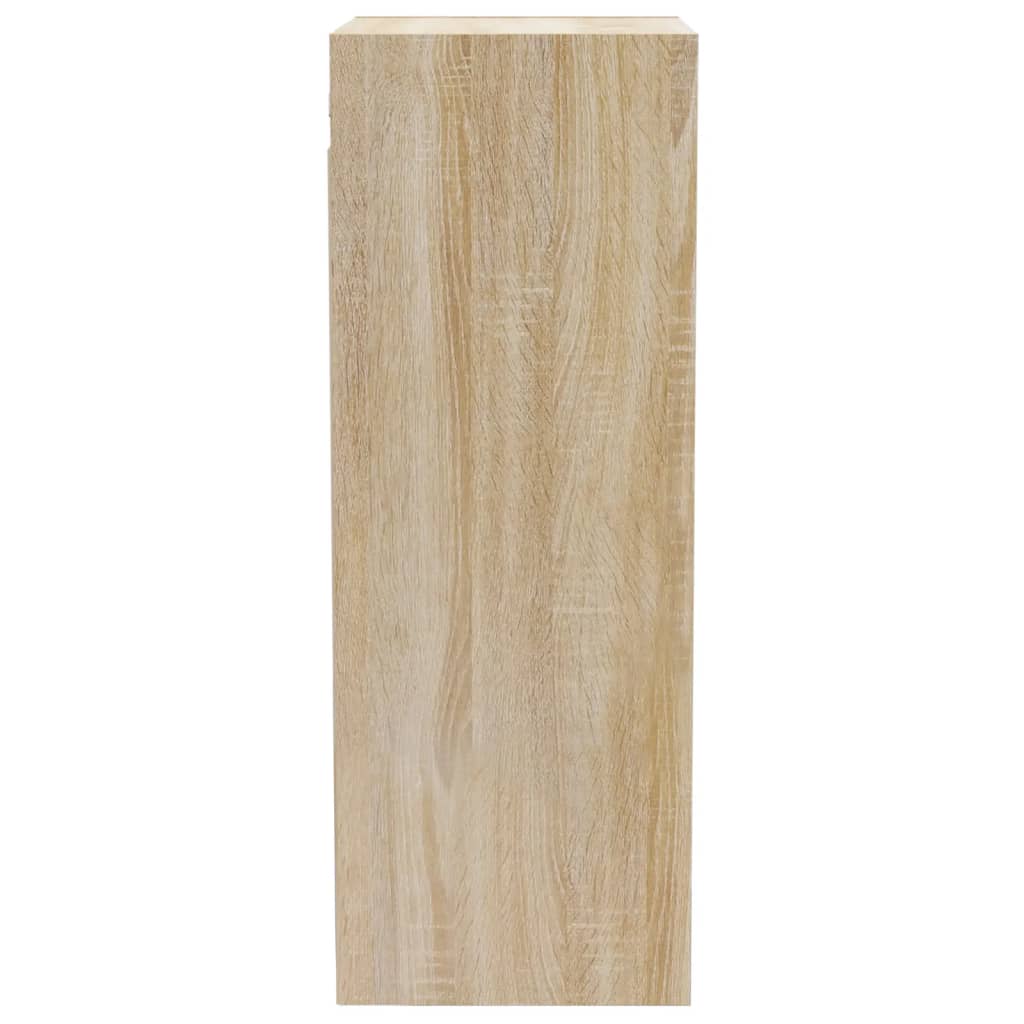 vidaXL Seinäkaappi Sonoma-tammi 34,5x32,5x90 cm tekninen puu
