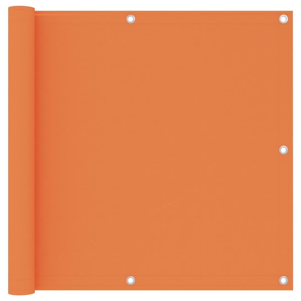 vidaXL Parvekkeen suoja oranssi 90x600 cm Oxford kangas