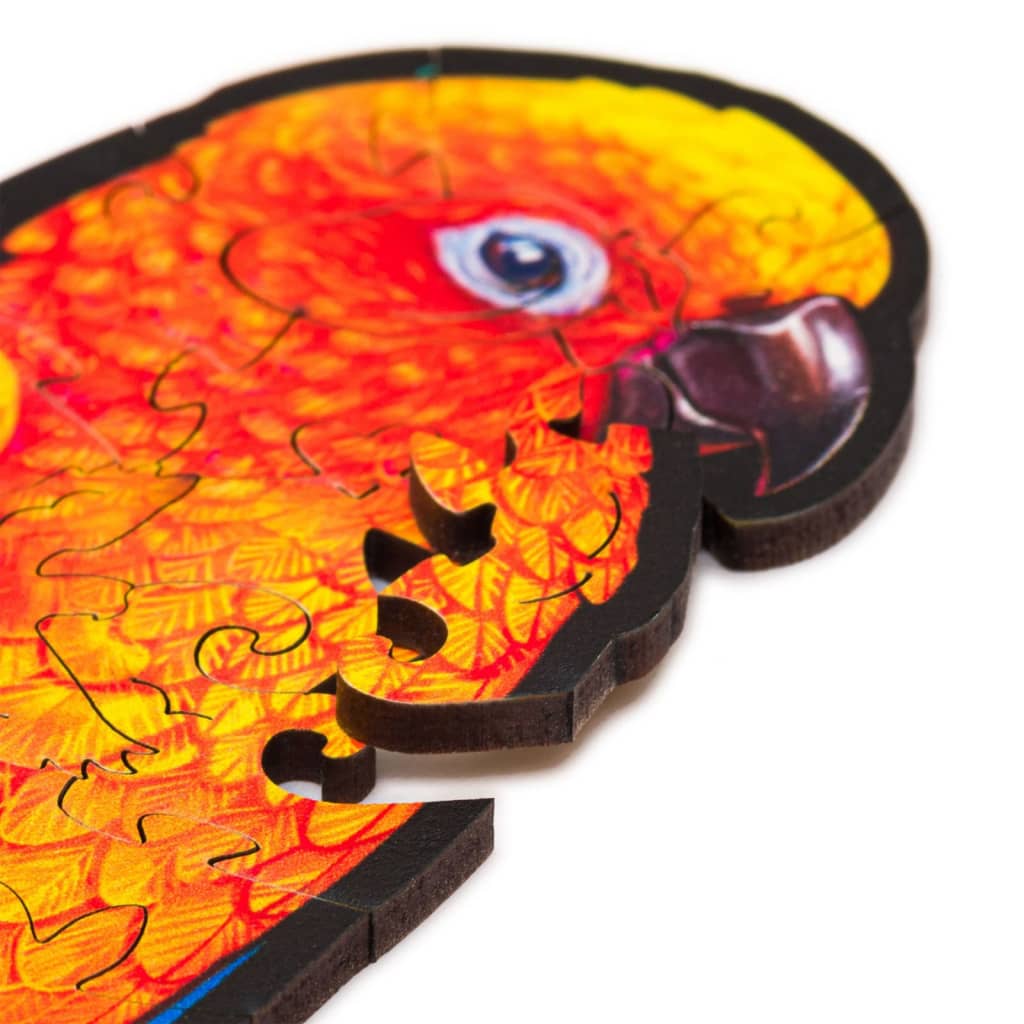 UNIDRAGON Puupalapeli 193 palaa Playful Parrots keskikoko 44x25 cm
